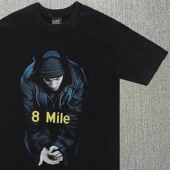 Amazon.co.jp: Eight Mile Eminem Vintage Processed T-shirt